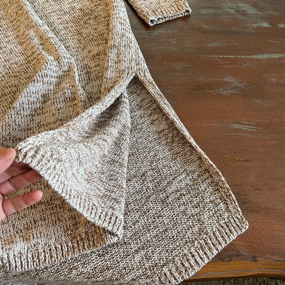 Massimo Dutti Women's Long Open-Front Knit Cardigan Sweater Size M - Picture 5 of 9